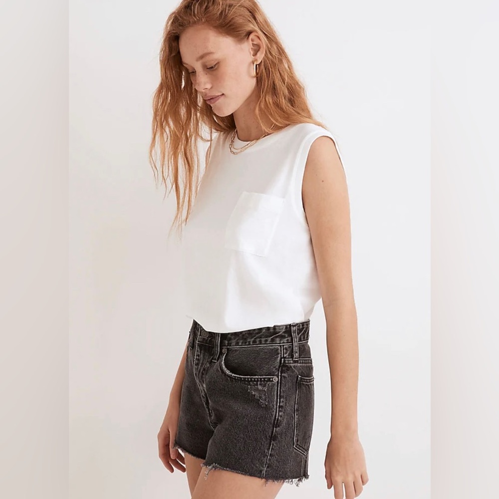 Madewell Relaxed Denim Shorts Haywood Wash